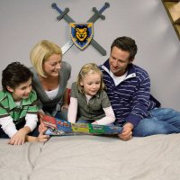 Familie in ridderkamer